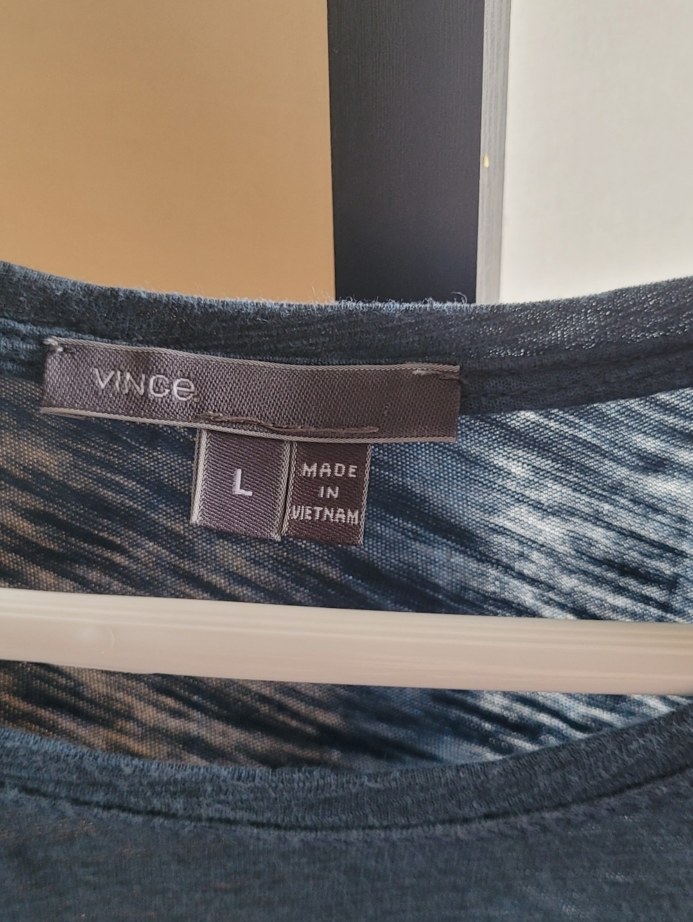 Vince Blue Short-Sleeve Crewneck Tee Sz L - Picture 2 of 4